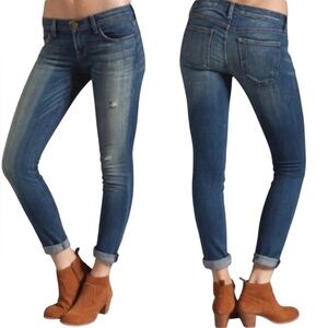 Current Elliot the rolled skinny distressed wager size 27